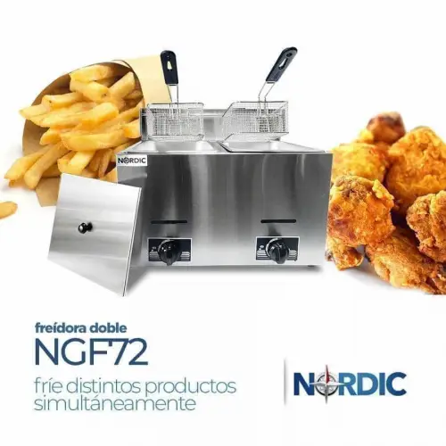 FREIDORA DE MESA COMERCIAL A GAS NGF72