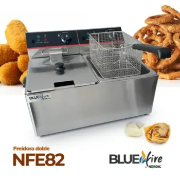 FREIDORA DE MESA ELECTRICA DOBLE NFE82
